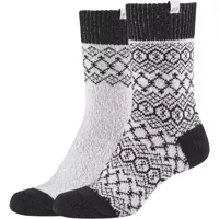 Sosete Casual Cozy Jacquard 2PPK Socks Femei