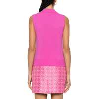 Imbracaminte Dama pagina 580 - Tricouri Polo Ganni Ganni Wool And Cashmere Polo Pink Femei (BM 16343127) - B-mall.ro