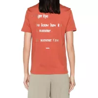 Tricouri Max Mara Dama - Tricouri Max Mara S Max Mara Orlanda Cotton T-Shirt Orange Femei (BM 16343136) - B-mall.ro