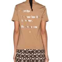 Tricouri Max Mara Dama - Tricouri Max Mara S Max Mara Orlanda Cotton T-Shirt Brown Femei (BM 16343139) - B-mall.ro