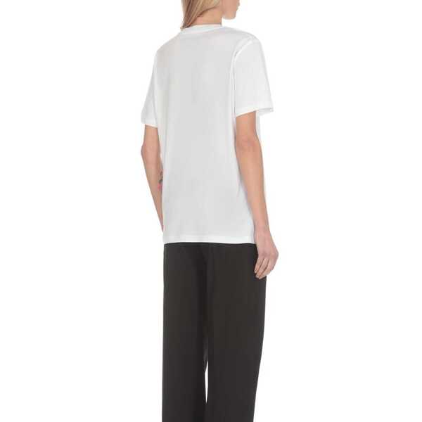 Tricouri Moschino Moschino Couture In Love We Trust T-Shirt White Femei (BM 16343148) 3