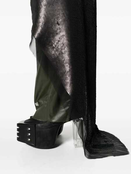 Bluze Rick Owens Luxor Sequined Strapless Long Top Black Femei (BM 16343496) 5