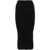 Alexander McQueen Side Zipped Knitted Pencil Skirt Black