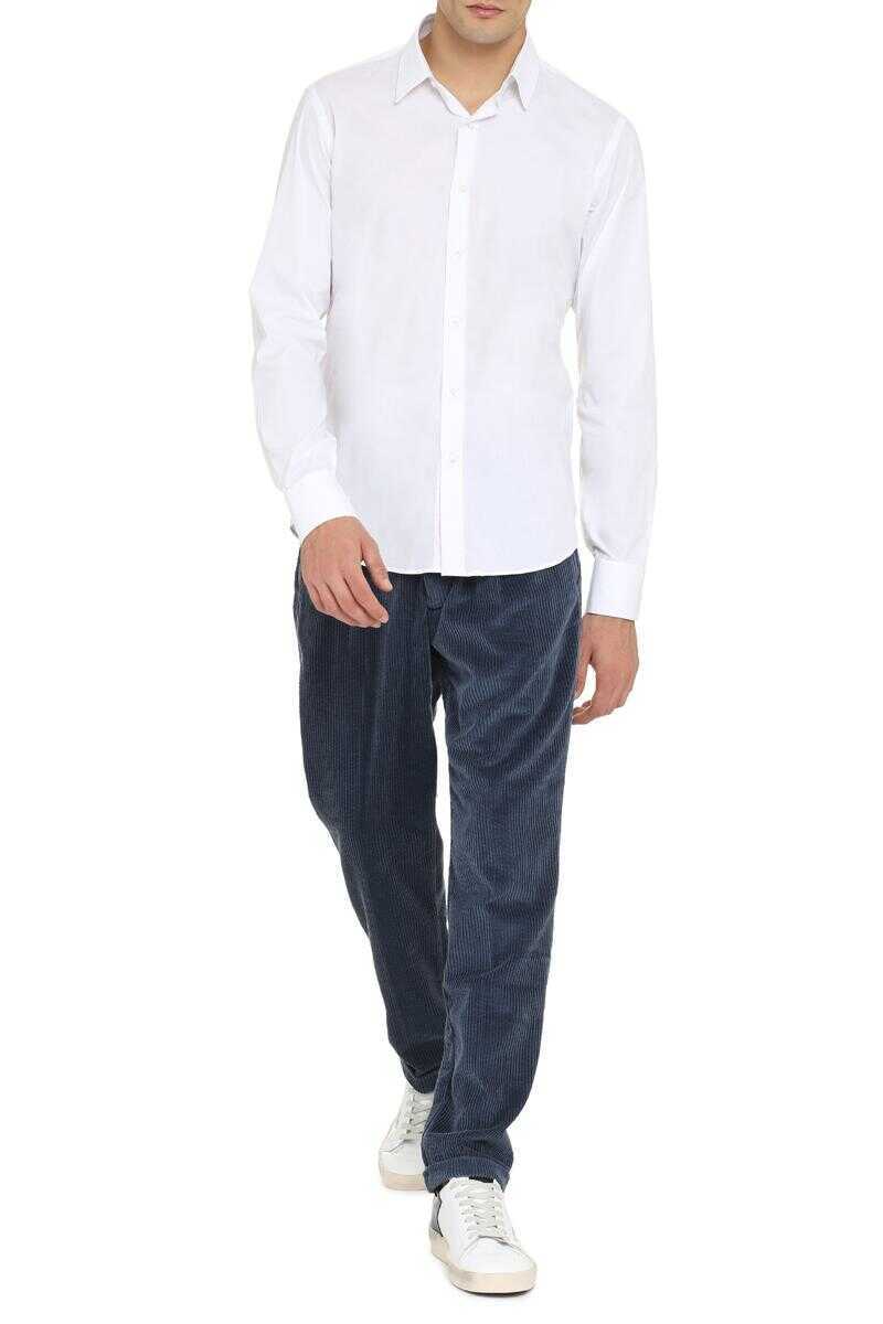 Camasi THE ALPHABET The Alphabet The Shirt - Stretch Cotton Shirt WHITE Barbati (BM 16344297) 3