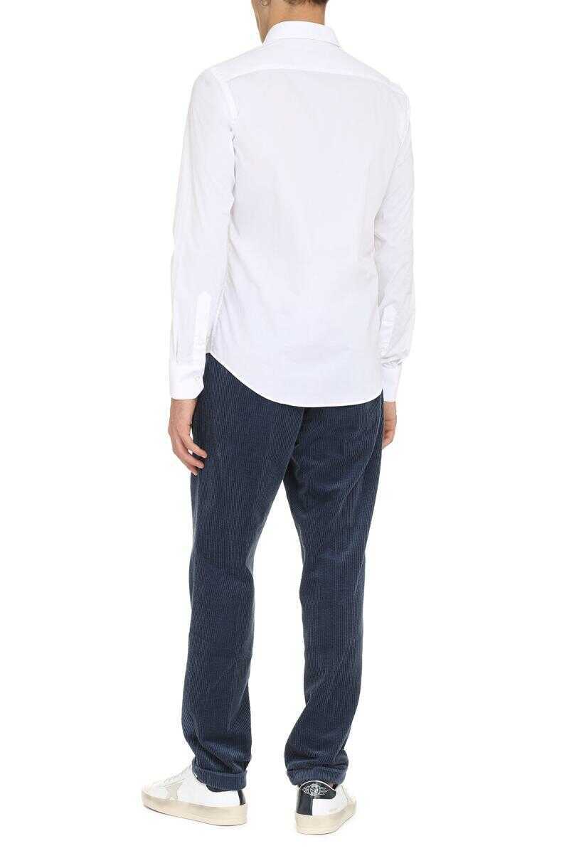 Camasi THE ALPHABET The Alphabet The Shirt - Stretch Cotton Shirt WHITE Barbati (BM 16344297) 4