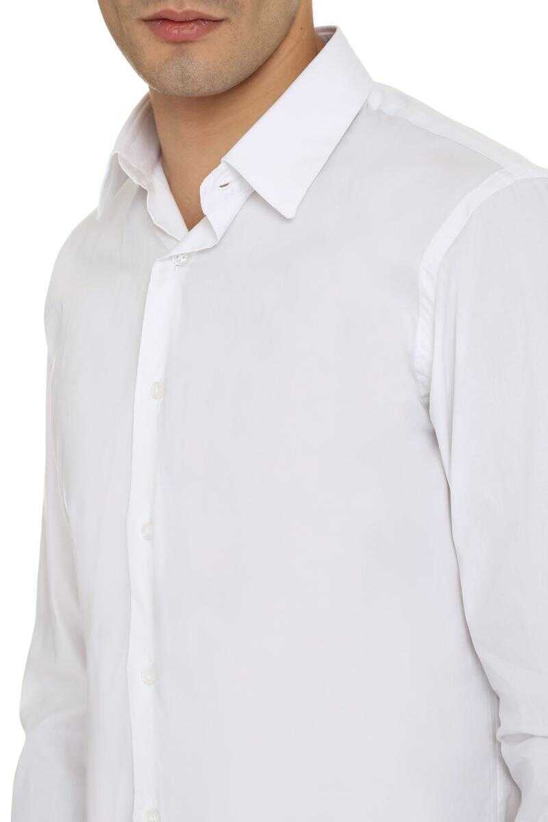 Camasi THE ALPHABET The Alphabet The Shirt - Stretch Cotton Shirt WHITE Barbati (BM 16344297) 5