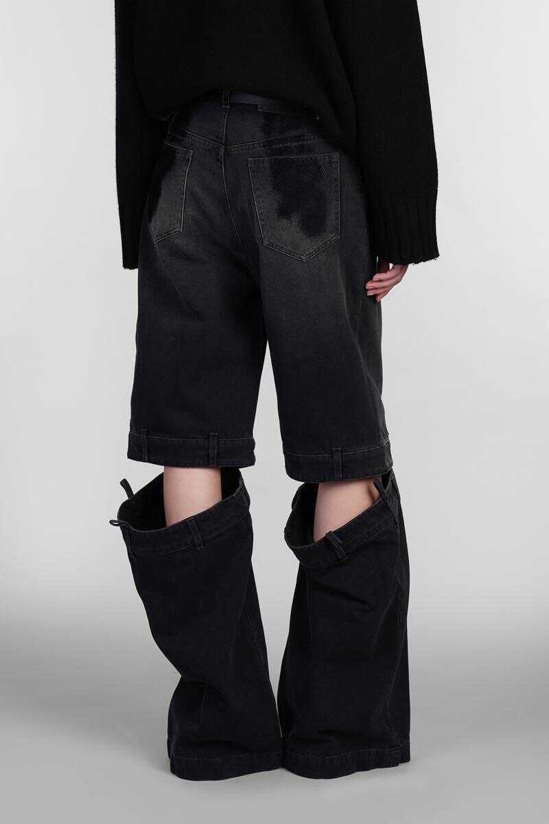 Blugi THE ATTICO The Attico Jeans Black Femei (BM 16347423) 4