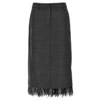 Fuste Brunello Cucinelli Skirt Hem Feathers Sequins Femei