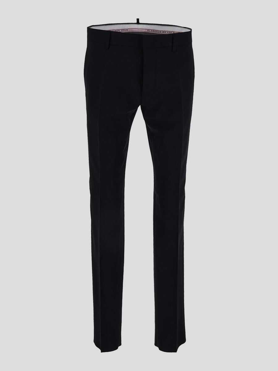Costume DSQUARED2 DSQUARED2 Black Virgin Wool Tokyo Suit Black Barbati (BM 16357839) 3