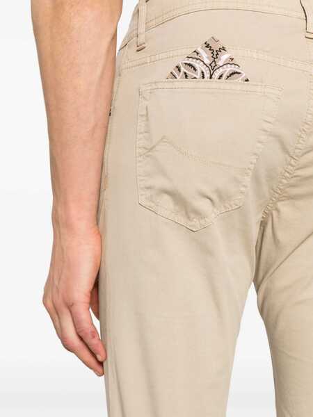 Blugi Jacob Cohen Jacob Cohen Bard Slim Fit Five Pockets Denim Clothing BROWN Barbati (BM 16358679) 5