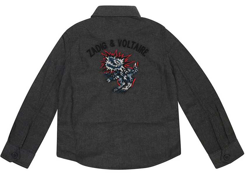 Camasi casual Zadig & Voltaire Shirt GREY Baieti (BM 16359603) 2