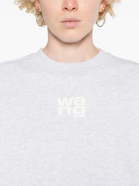 Bluze de trening Alexander Wang Sweatshirt With Logo GREY Femei (BM 16359630) 5