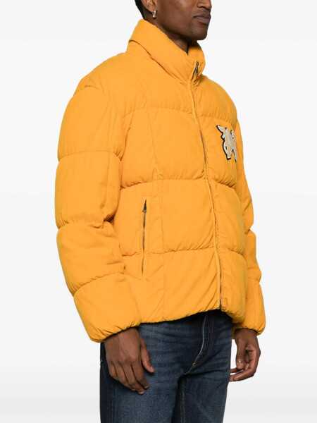 Bomber jacket Palm Angels Monogram Corduroy Puffer Jacket ORANGE Barbati (BM 16359693) 3