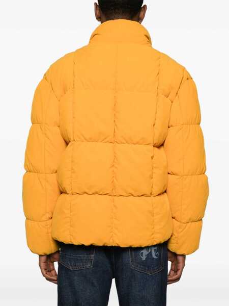 Bomber jacket Palm Angels Monogram Corduroy Puffer Jacket ORANGE Barbati (BM 16359693) 4