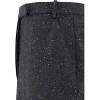 Imbracaminte CRIDA MILANO Dama - Fuste CRIDA MILANO Este Long Skirt BLACK/SILVER Femei (BM 16359948) - B-mall.ro