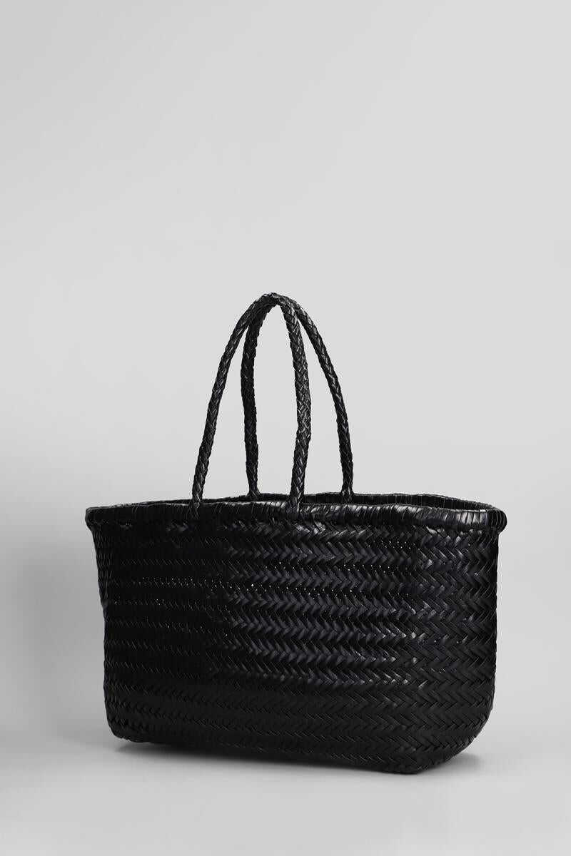 Genti de mana DRAGON DIFFUSION Dragon Diffusion Bamboo Triple Jump Tote Black Femei (BM 16362042) 2