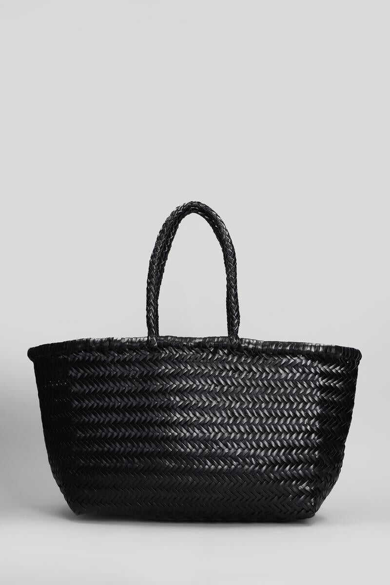 Genti de mana DRAGON DIFFUSION Dragon Diffusion Bamboo Triple Jump Tote Black Femei (BM 16362042) 3