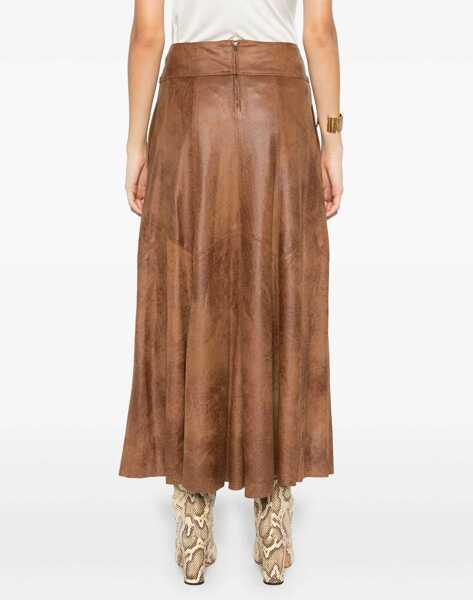 Fuste casual Isabel Marant Genevi Skirt BUFF Femei (BM 16369443) 4