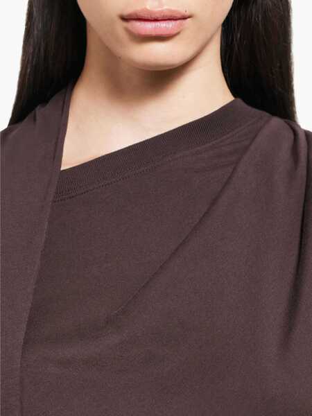 Rochii casual COURRGES Off Shoulder Dress BROWN Femei (BM 16369467) 5