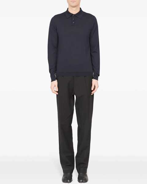 Pulovere casual Maison Margiela Wool Polo. BLUE Femei (BM 16369485) 2
