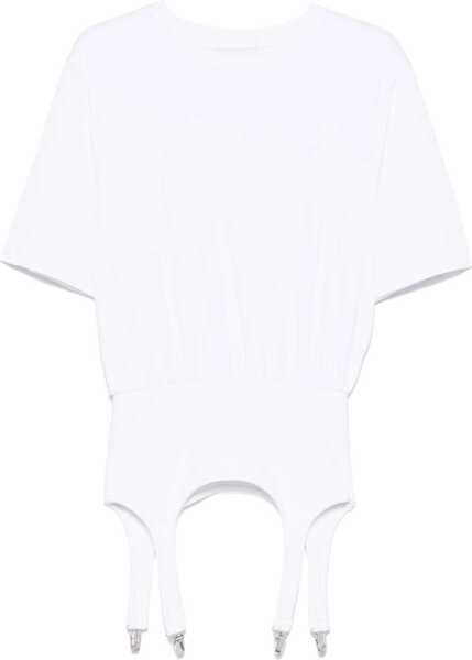 Tricouri Fiorucci T-Shirt With Suspenders WHITE Femei (BM 16369530) 1