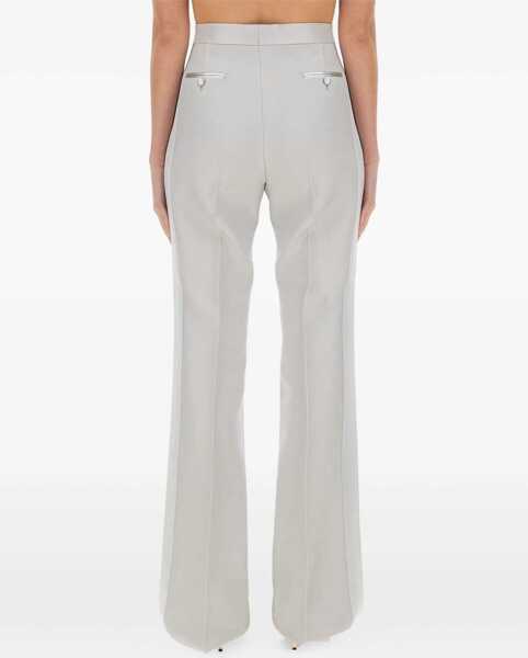 Pantaloni Tom Ford Wide Leg Tuxedo Tailored Pants GREY Femei (BM 16369626) 4