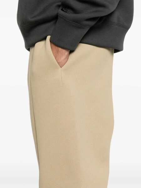 Pantaloni FEAR OF GOD Forum Beige Pants With Elastic Drswstring Waist And Logo Patch On The Front In Cotton Blend Man Beige Barbati (BM 16376301) 5
