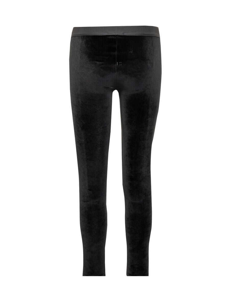 Pantaloni scurti Tom Ford Tom Ford Logo Velvet Leggings Black Femei (BM 16376847) 4
