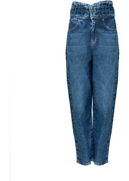 Pantaloni casual Pinko Stupendissima 1J10XL Niebieski Barbati (BM 16377732) 2