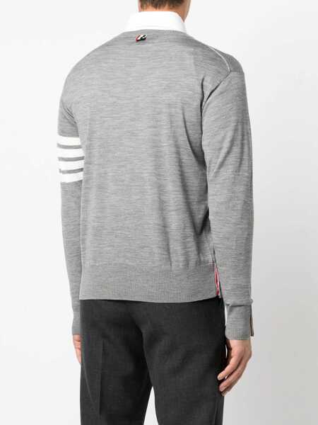 Pulovere Thom Browne Sweater PALE GREY Barbati (BM 16377810) 4