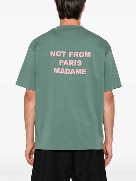 Tricouri DRLE DE MONSIEUR DROLE DE MONSIEUR t shirt E.TS203.CO002.DGN DGN DARK GREEN Dgn Dark Green Barbati (BM 16385034) 4