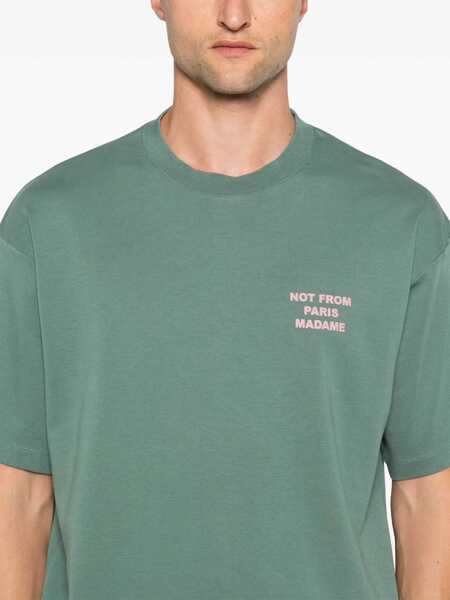 Tricouri DRLE DE MONSIEUR DROLE DE MONSIEUR t shirt E.TS203.CO002.DGN DGN DARK GREEN Dgn Dark Green Barbati (BM 16385034) 5