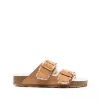 Incaltaminte Birkenstock Arizona Bold Shearling Cognac Shoes Barbati
