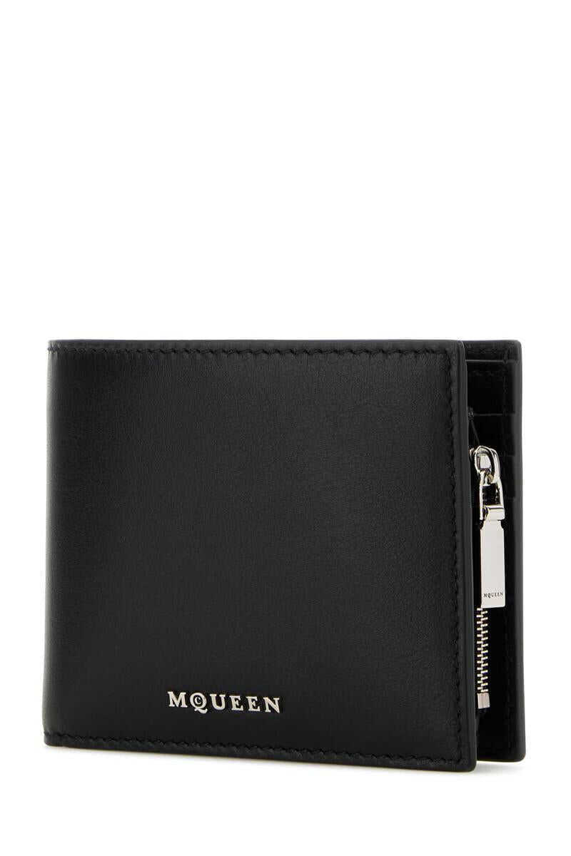 Portofele Alexander McQueen Alexander McQueen Wallets Black Barbati (BM 16388715) 2