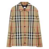 Geci Burberry Check-Pattern Shirt Jacket Barbati