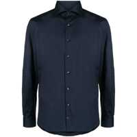 Camasi Fay French Neck Stretch Shirt Clothing Barbati