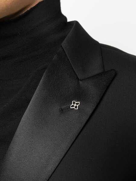 Costume Tagliatore Tagliatore Virgin Wool Three-Piece Set Black Barbati (BM 16393218) 5