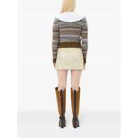 Imbracaminte Dama pagina 621 - Fuste Ganni Ganni Gold And Silver Miniskirt GOLD Femei (BM 16393737) - B-mall.ro