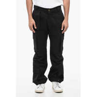 Pantaloni casual Cotton Cargo Pants With Golden Button Barbati