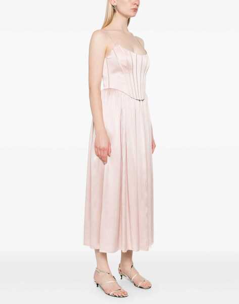 Rochii elegante ZIMMERMANN Corset Midi Dress PINK Femei (BM 16394697) 3