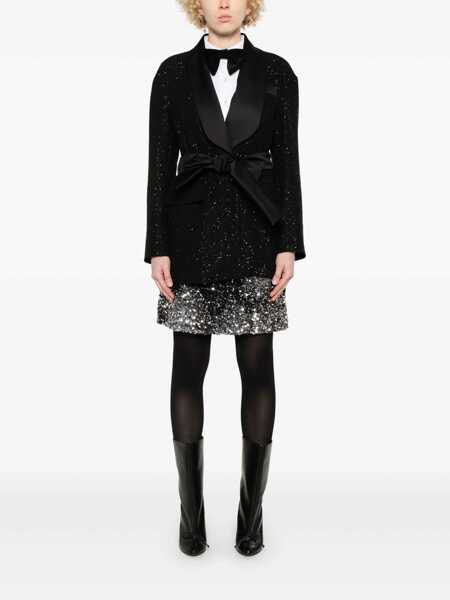 Sacouri Max Mara Max Mara Pau Sequin Blazer Black Femei (BM 16399314) 2