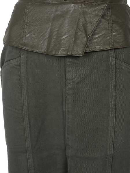 Fuste casual Pinko Rockford 1 1J10V7 Wojskowa Ziele Femei (BM 16400646) 3