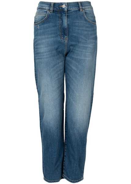 Pantaloni casual Pinko Vipera 1U127P Niebieski Barbati (BM 16400676) 2