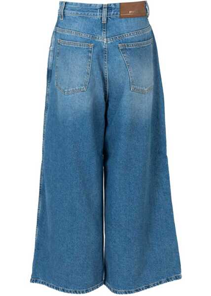 Pantaloni casual Pinko Hans Coulotte 1V10U2 Niebieski Barbati (BM 16400685) 3