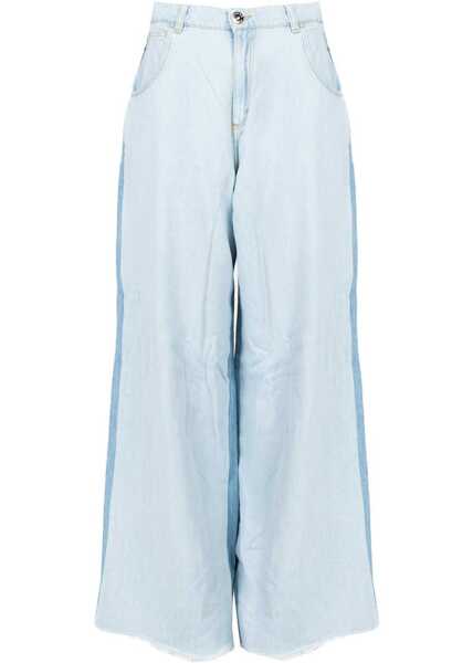 Pantaloni casual Pinko Dennis 1V10WW Niebieski Barbati (BM 16400688) 2