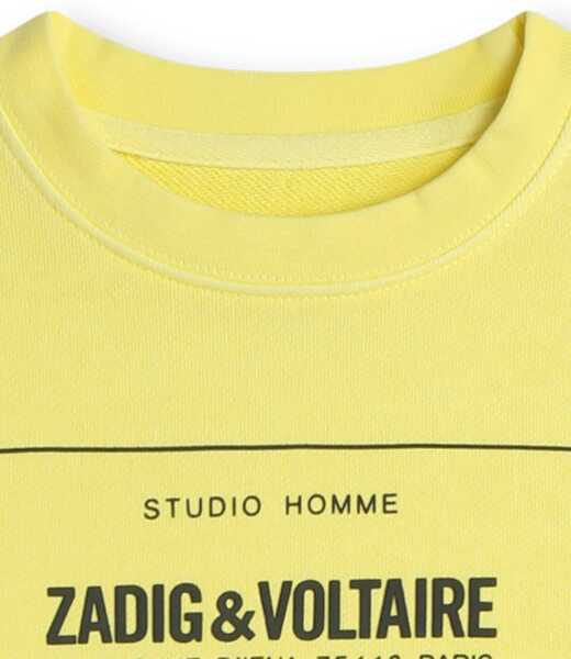 Hanorace Zadig & Voltaire Sweatshirt YELLOW Baieti (BM 16400835) 3