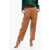 forte_forte Wool Blend Pants With Elastic Waistband Orange