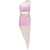 GIUSEPPE DI MORABITO Mesh Drapped Asymmetric Dress With Rhinestone Pink