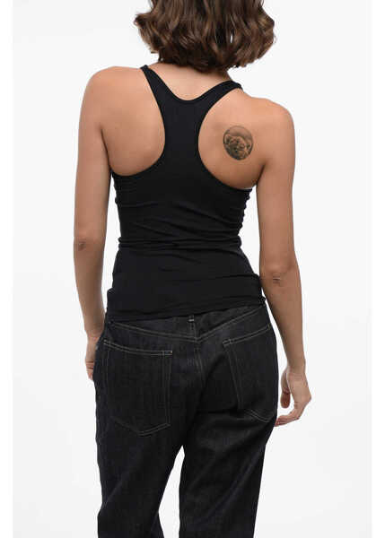 Bluze Jil Sander Tech Fabric Tank Top With Printed Logo Black Femei (BM 16401252) 2