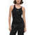 Jil Sander Tech Fabric Tank Top With Printed Logo Black